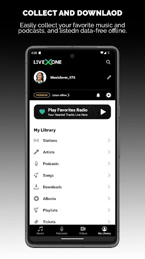 LiveOne: Stream Music & More Screenshots