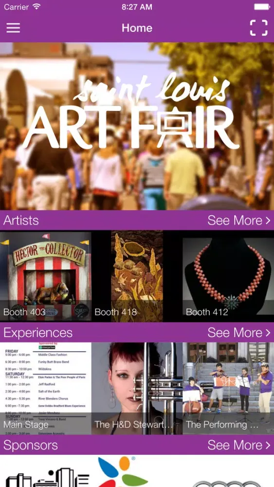 Ảnh chụp màn hình của Saint Louis Art Fair