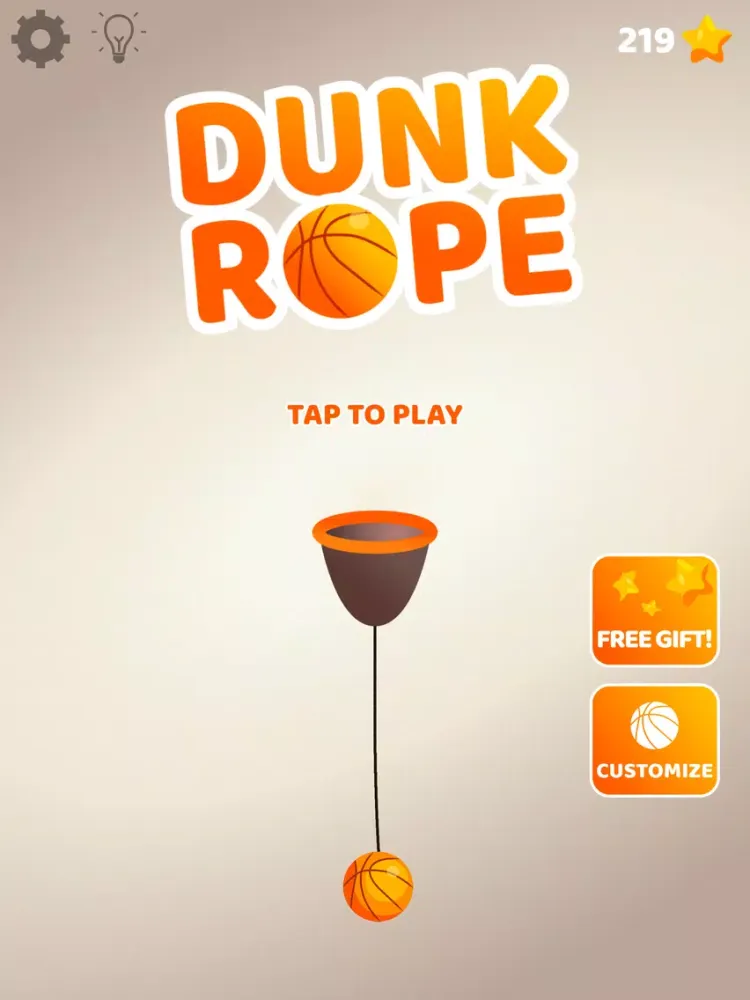 Dunk Rope iPad  स्क्रीनशॉट