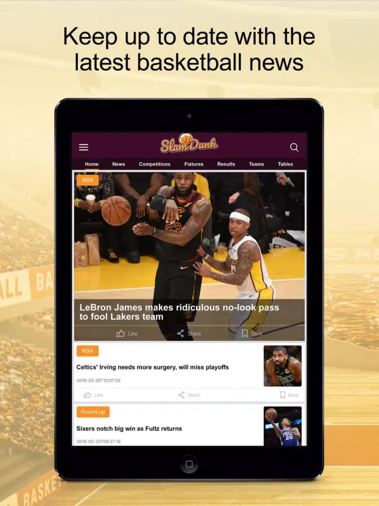Slam-Dunk iPad  Screenshots