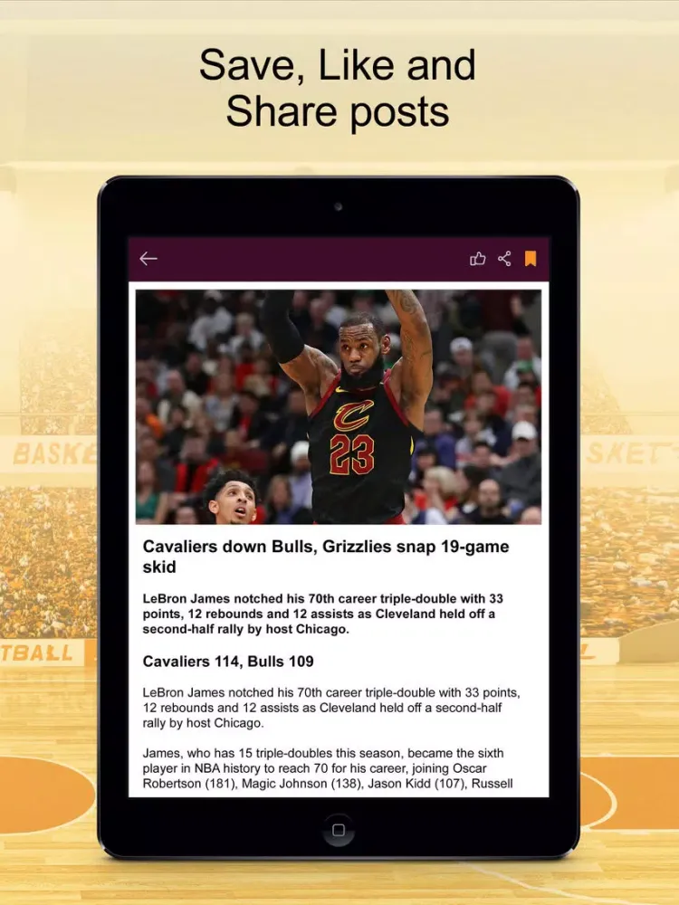 Slam-Dunk iPad  Screenshots