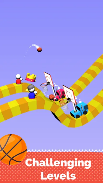 Screenshot di Slam Dunk Hoop Basketball Race