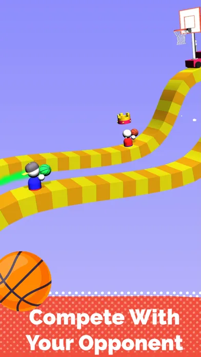 Screenshot di Slam Dunk Hoop Basketball Race