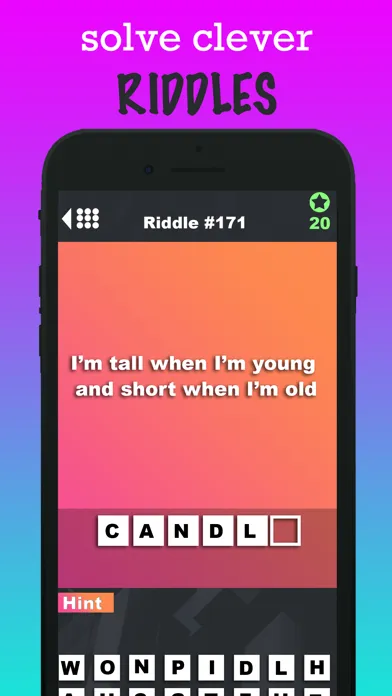 Riddles Puzzle Game IQ Test应用截图
