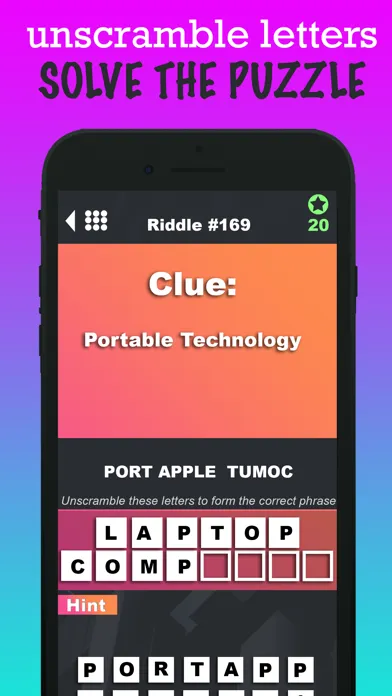 Riddles Puzzle Game IQ Test应用截图
