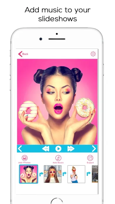 Slideshow Maker with Music Fun سکرین شاٹس