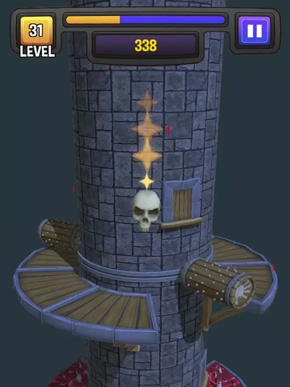 Tangkapan layar Tower SKULL iPad 
