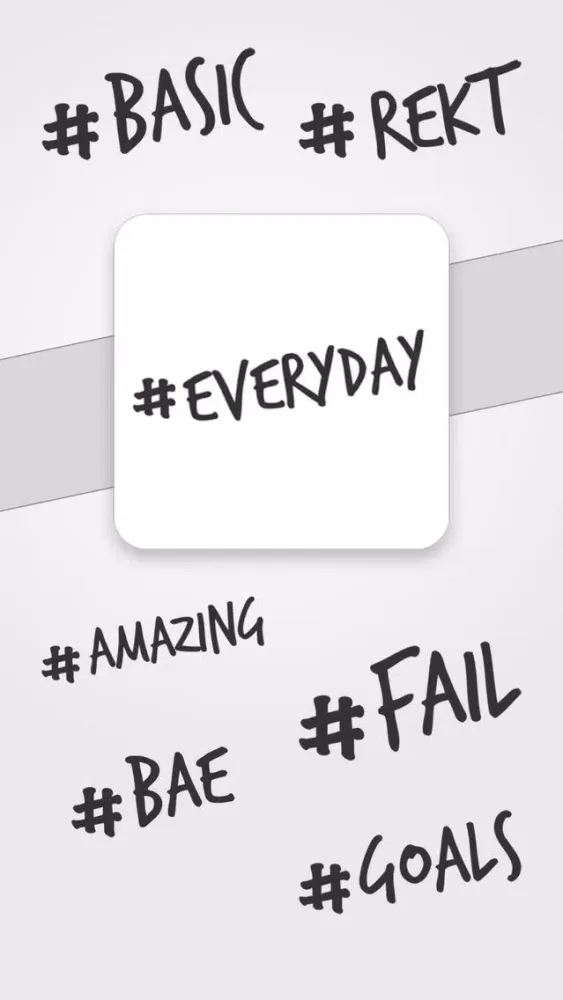 Capturas de pantalla de Everyday Hashtag Stickers
