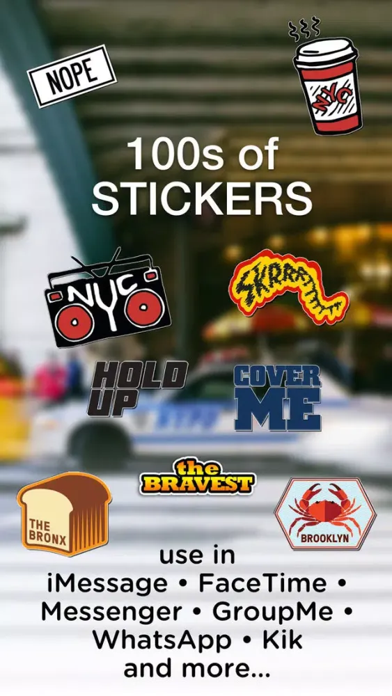 NYCity Stickers スクリーンショット