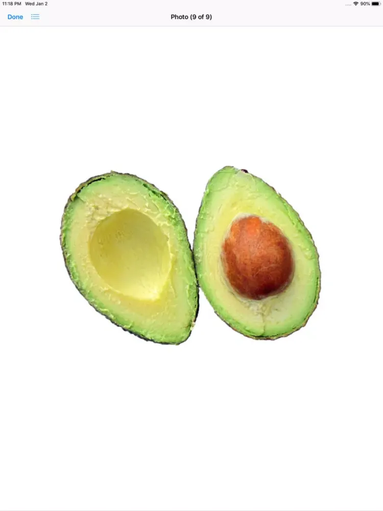 Capturas de tela do Lotsa Avocado Stickers iPad 