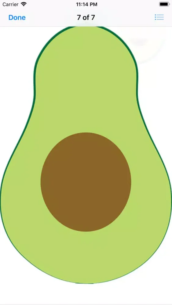 Capturas de tela do Lotsa Avocado Stickers