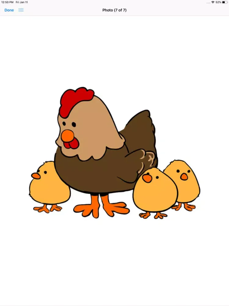 Ảnh chụp màn hình của My Chicken Stickers iPad 
