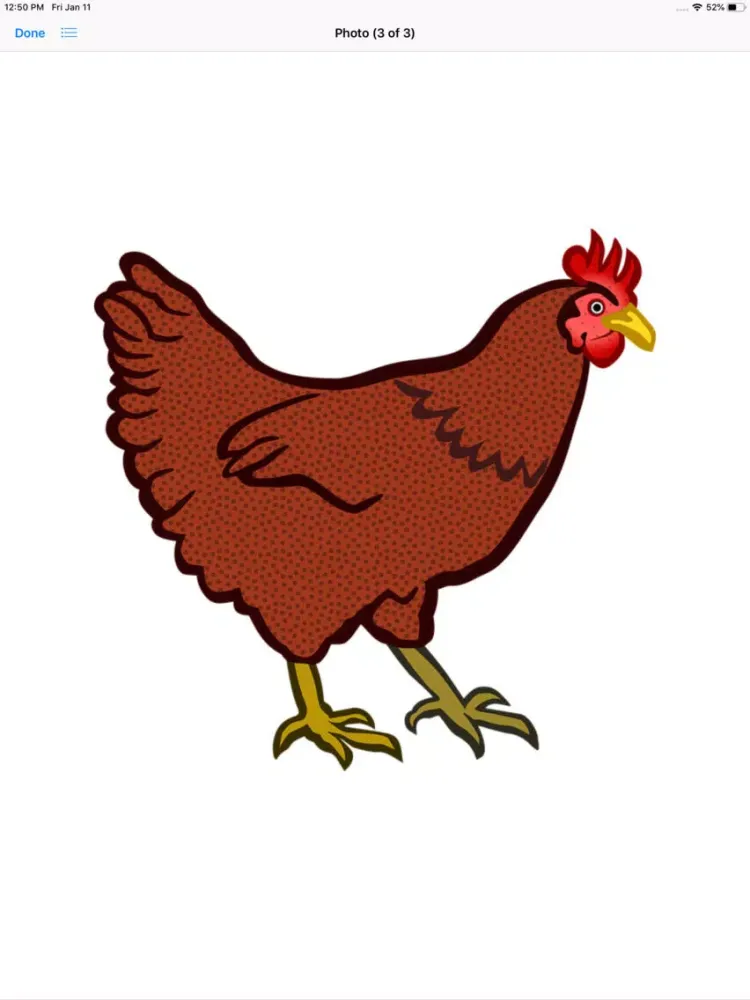 Ảnh chụp màn hình của My Chicken Stickers iPad 