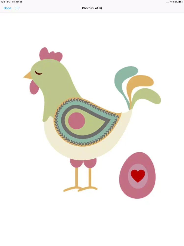 Ảnh chụp màn hình của My Chicken Stickers iPad 