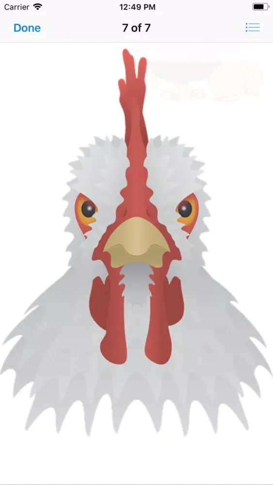 Ảnh chụp màn hình của My Chicken Stickers