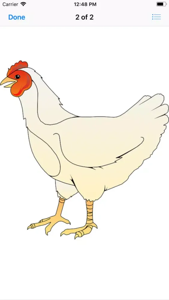 Ảnh chụp màn hình của My Chicken Stickers
