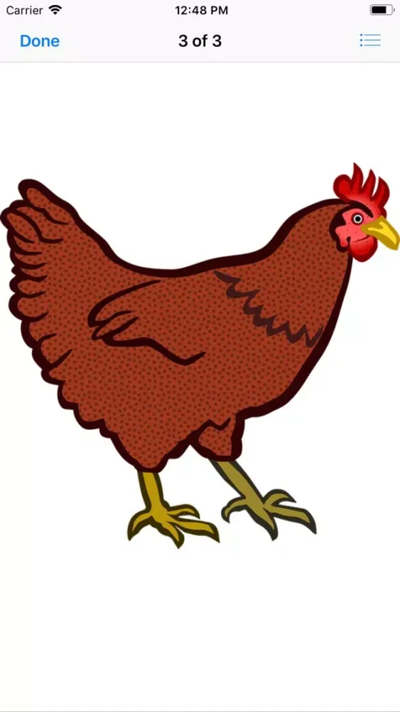 Ảnh chụp màn hình của My Chicken Stickers