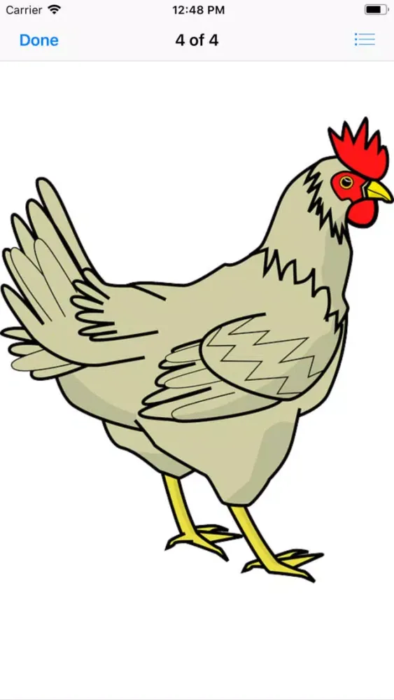 Ảnh chụp màn hình của My Chicken Stickers