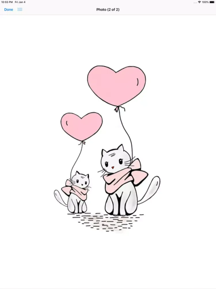ภาพหน้าจอของ Cute Balloon Stickers iPad 