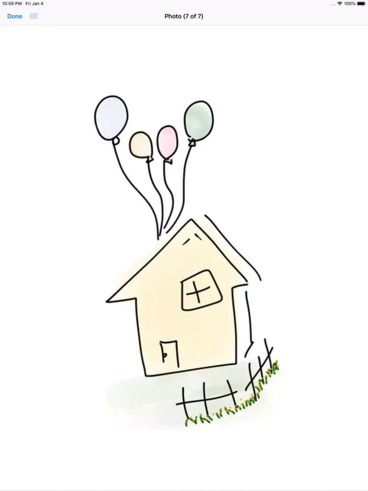 ภาพหน้าจอของ Cute Balloon Stickers iPad 