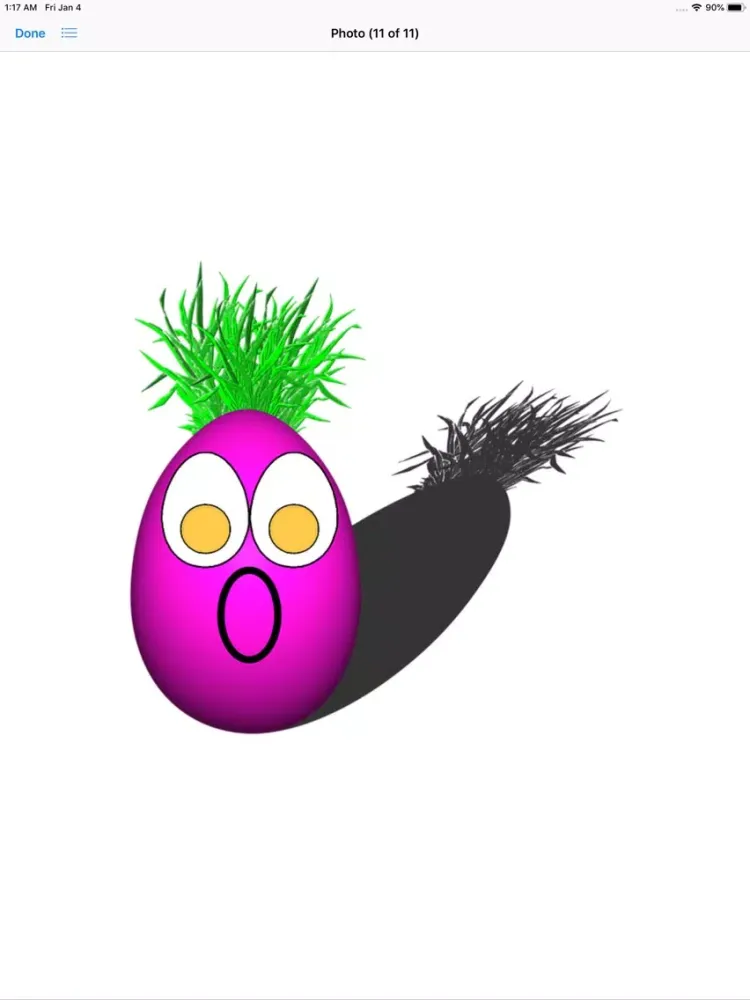 Ảnh chụp màn hình của Egg On Your Face Stickers iPad 
