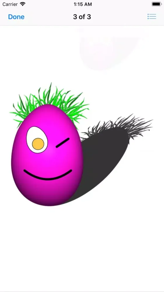 Ảnh chụp màn hình của Egg On Your Face Stickers
