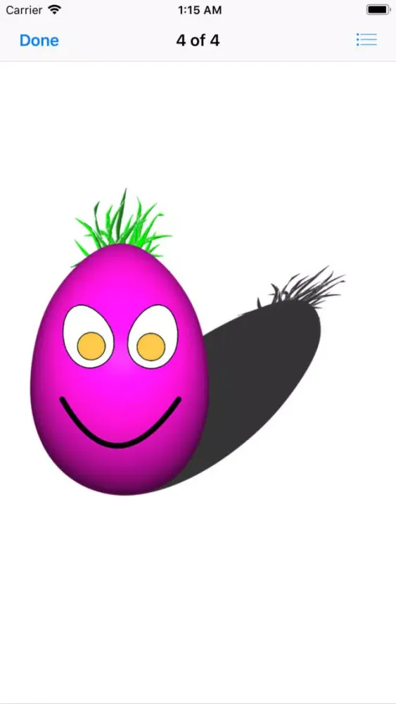 Ảnh chụp màn hình của Egg On Your Face Stickers