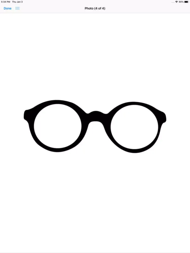 Capturas de pantalla de Eye Glass Stickers iPad 