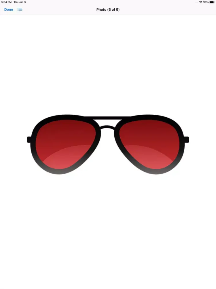 Capturas de pantalla de Eye Glass Stickers iPad 