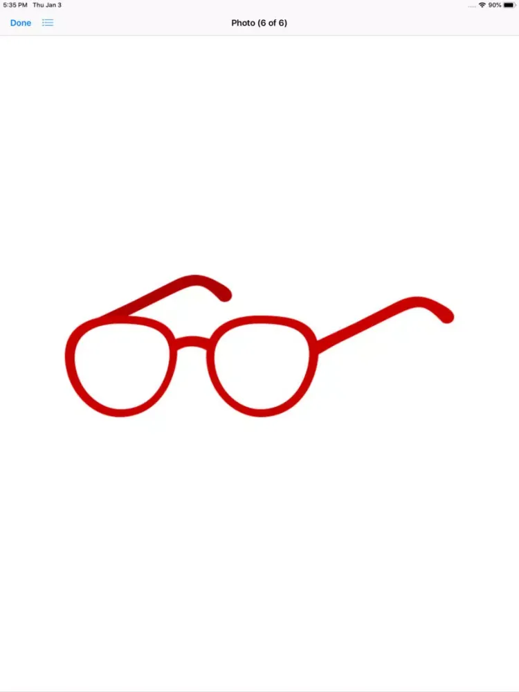 Capturas de pantalla de Eye Glass Stickers iPad 