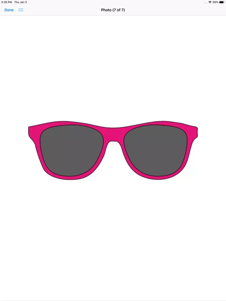 Capturas de pantalla de Eye Glass Stickers iPad 