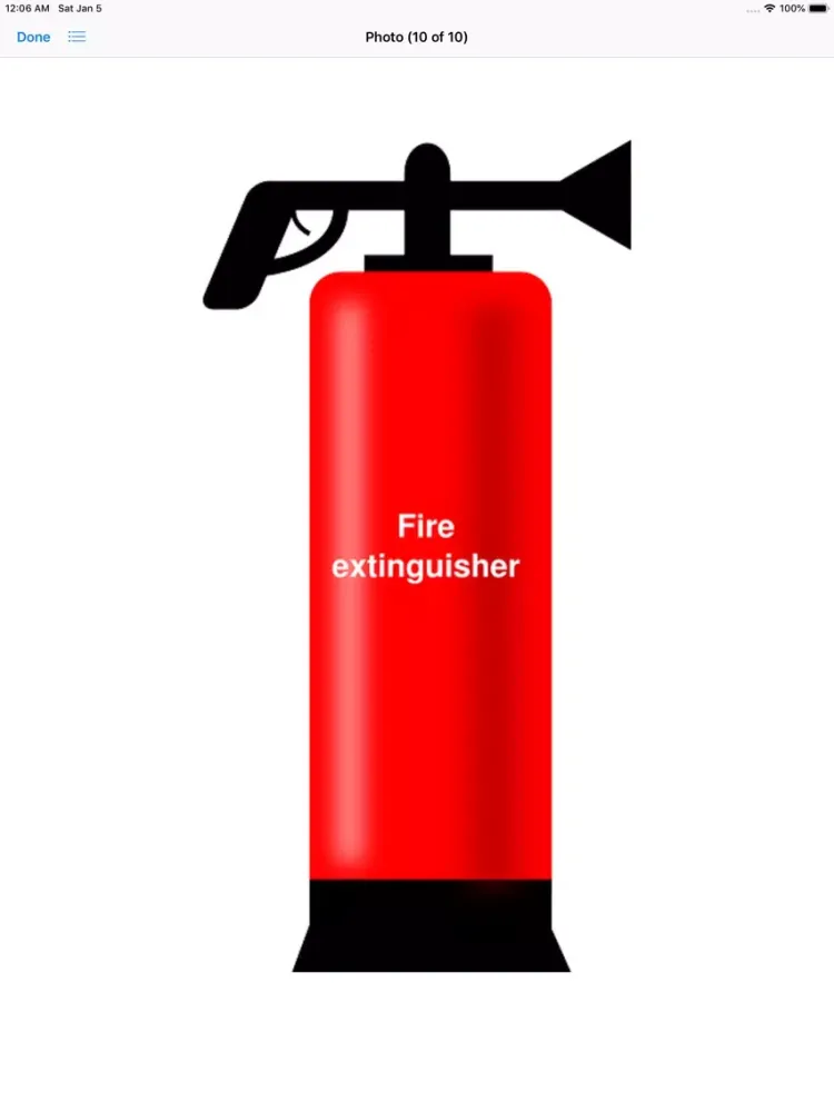 ภาพหน้าจอของ Put The Fire Out Stickers iPad 