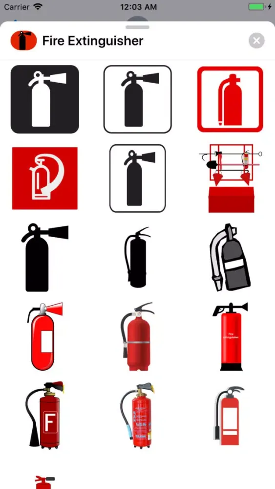 ภาพหน้าจอของ Put The Fire Out Stickers