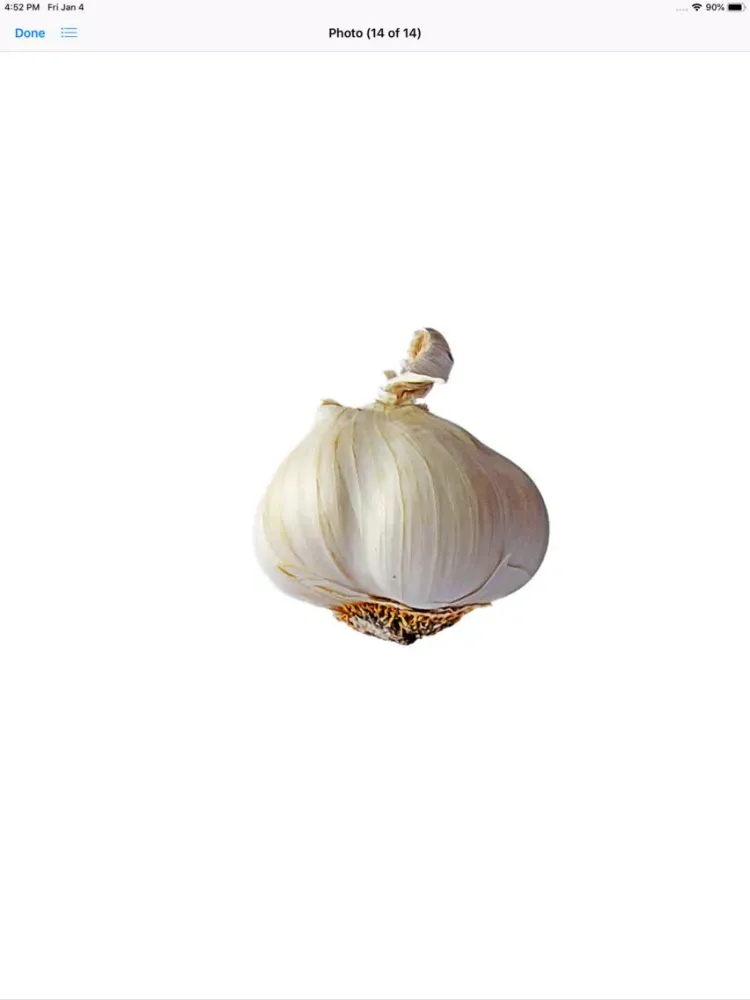 ภาพหน้าจอของ Garlic Stickers iPad 