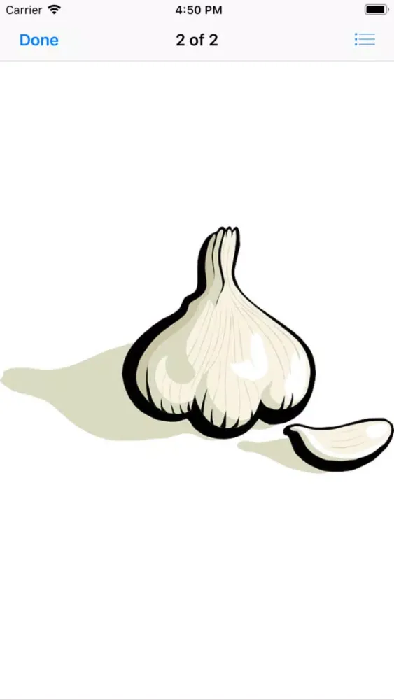 ภาพหน้าจอของ Garlic Stickers