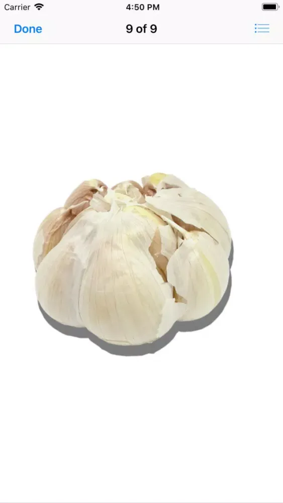 ภาพหน้าจอของ Garlic Stickers