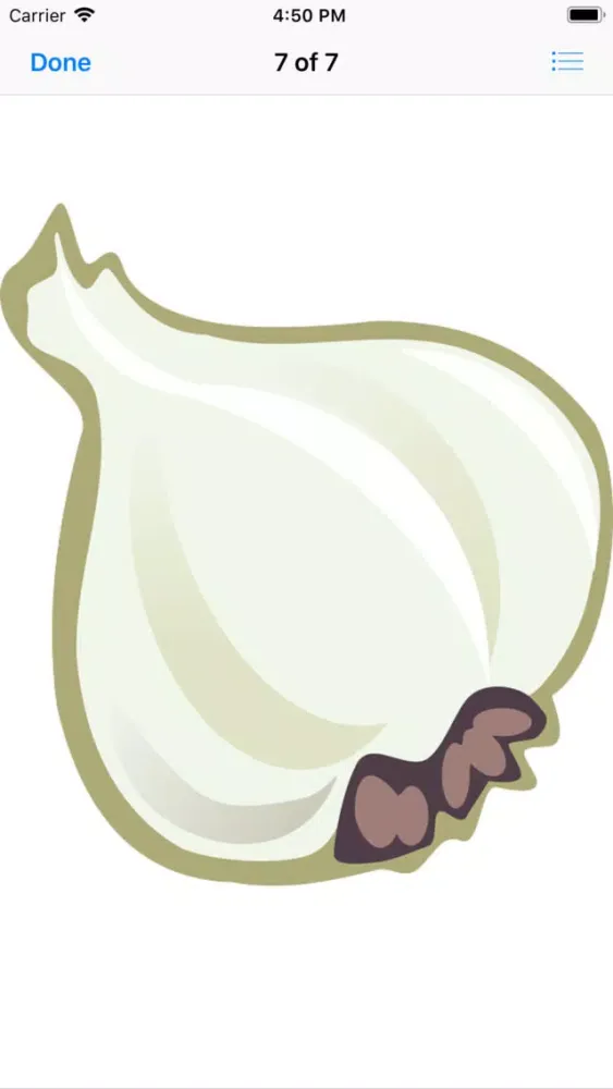 ภาพหน้าจอของ Garlic Stickers