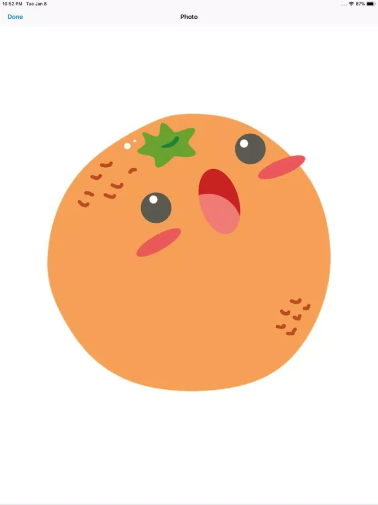 Capturas de pantalla de Happy Fruit Stickers iPad 