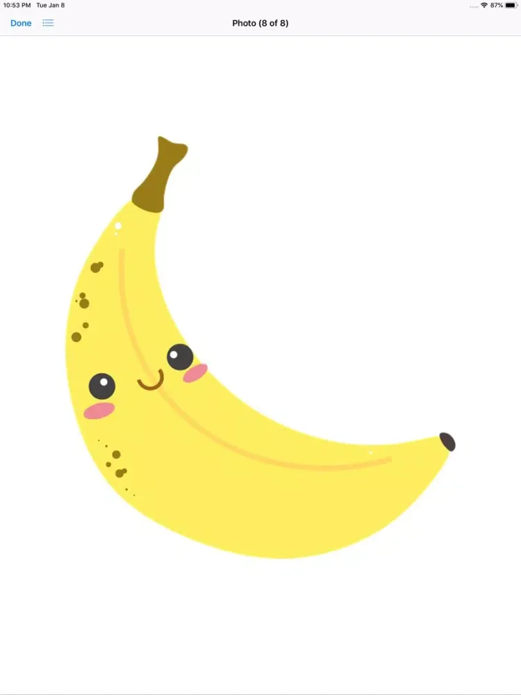 Capturas de pantalla de Happy Fruit Stickers iPad 
