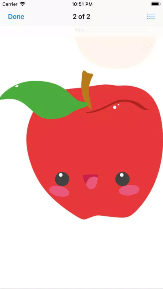 Capturas de pantalla de Happy Fruit Stickers