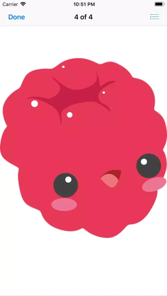 Capturas de pantalla de Happy Fruit Stickers