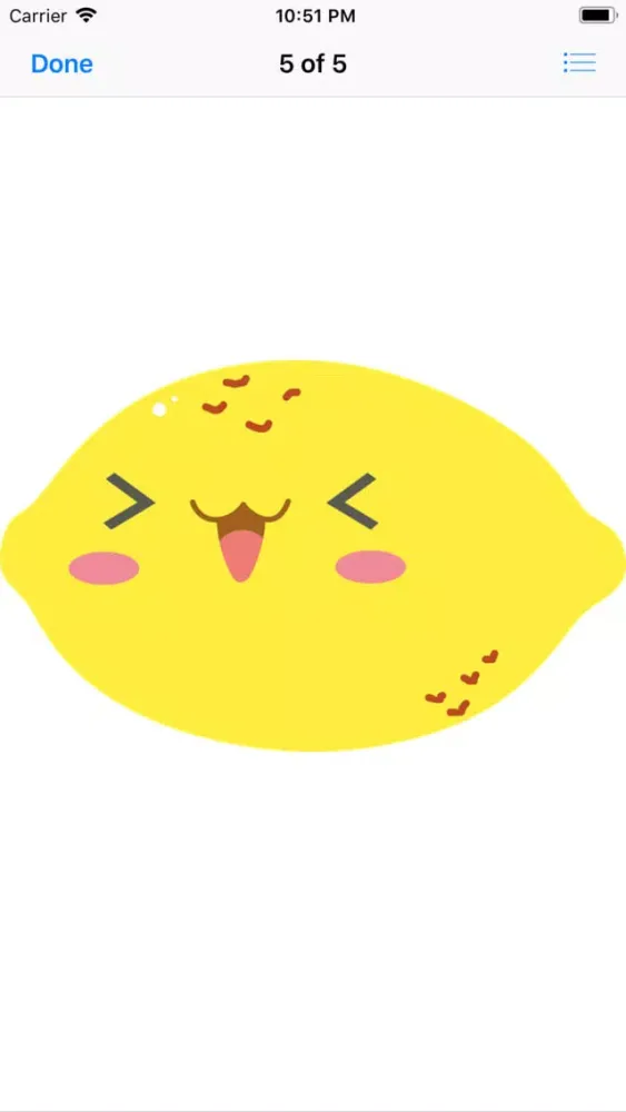 Capturas de pantalla de Happy Fruit Stickers