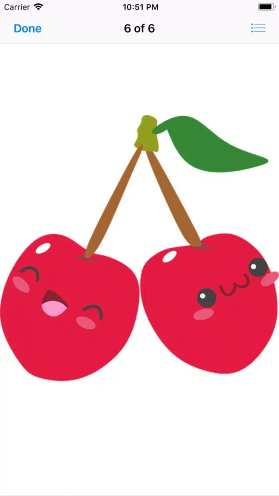 Capturas de pantalla de Happy Fruit Stickers
