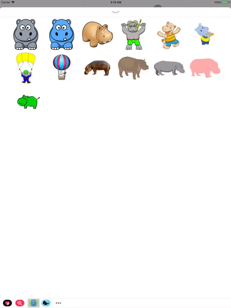 تصاویر My Hippo Sticker Pack iPad 