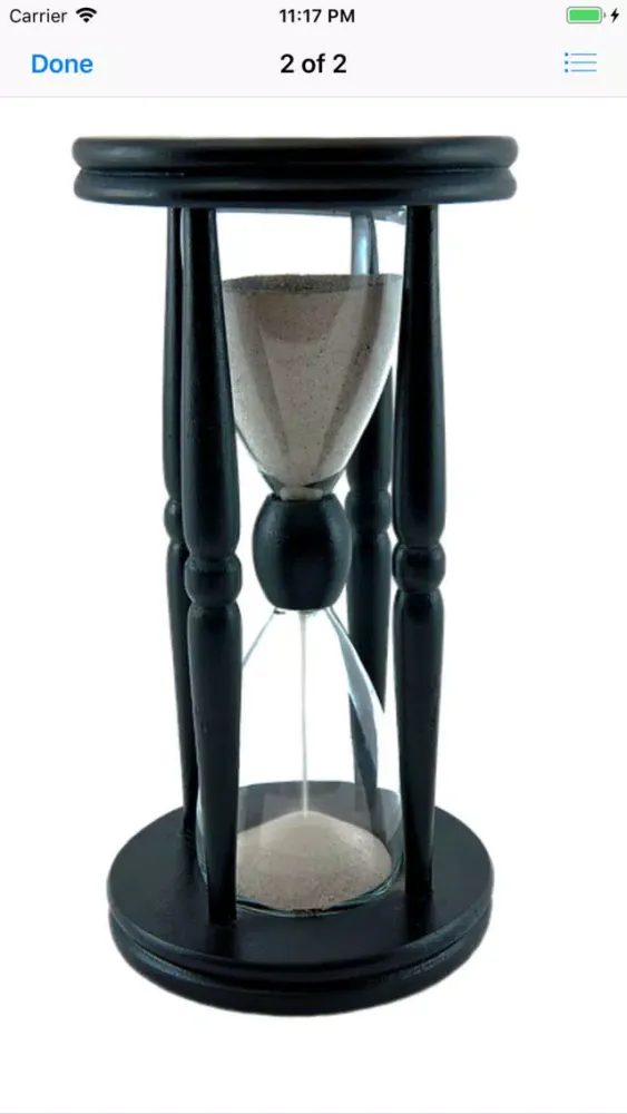 Tangkapan layar Hourglass Stickers