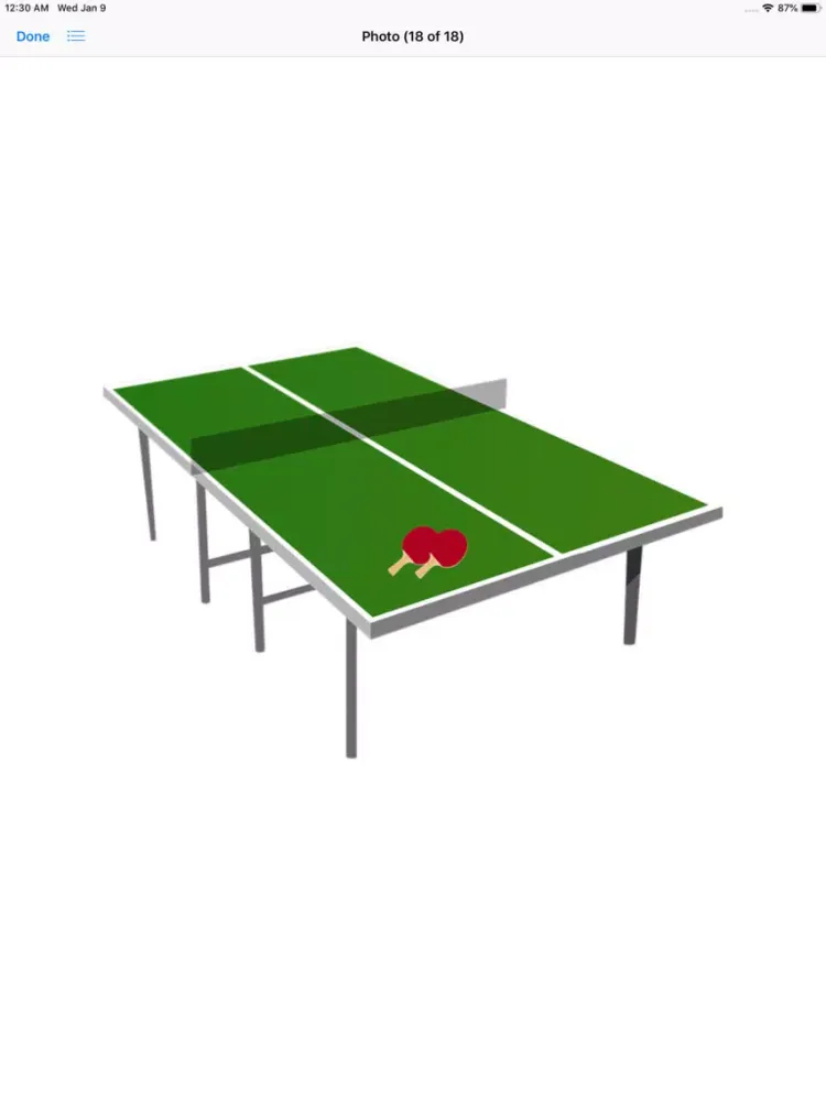 Play Ping Pong Stickers iPad  سکرین شاٹس