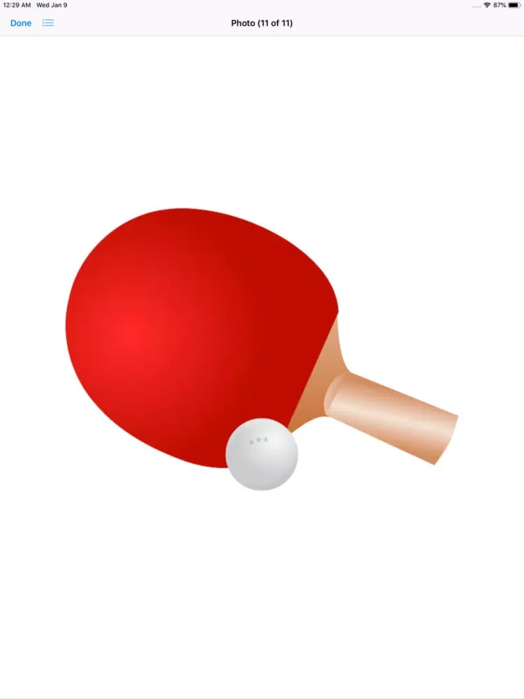 Play Ping Pong Stickers iPad  سکرین شاٹس