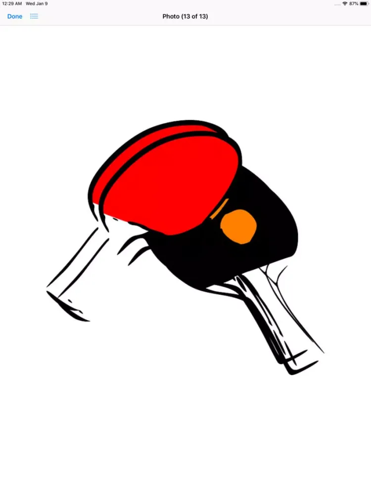 Play Ping Pong Stickers iPad  سکرین شاٹس