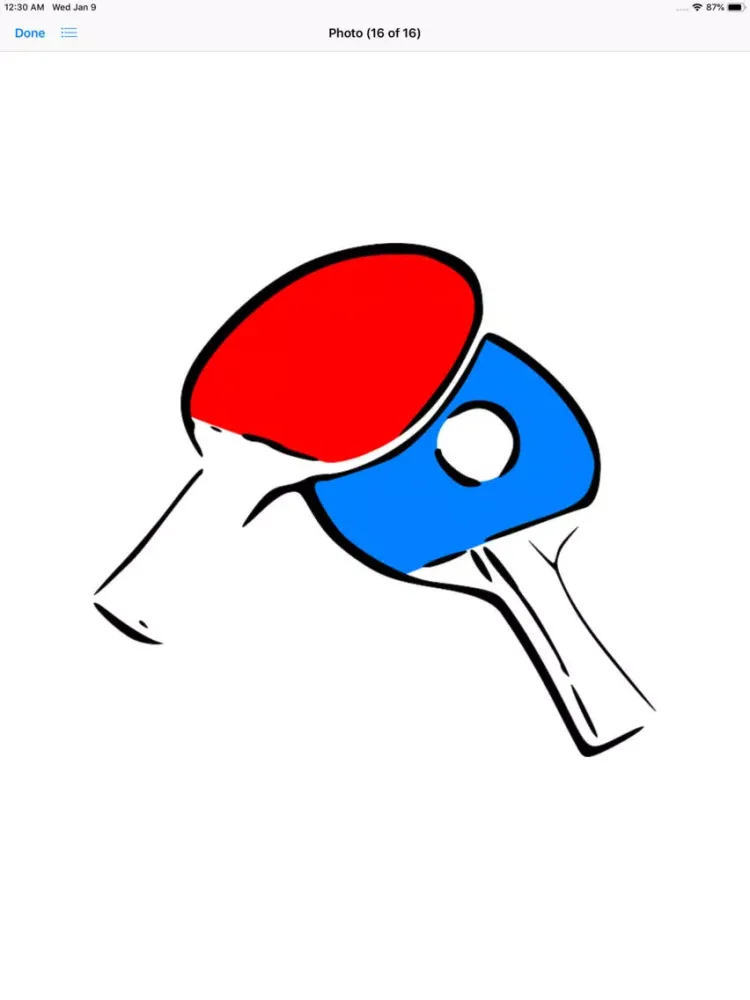 Play Ping Pong Stickers iPad  سکرین شاٹس