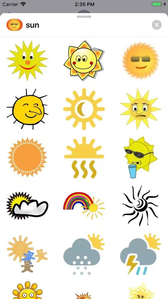 Lotsa Sun Stickers Screenshots